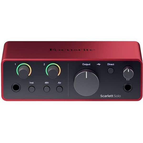 Scarlett Focusrite Solo usb Audio Interface 4rd Gen 0