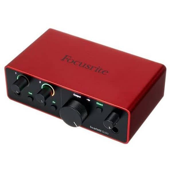 Scarlett Focusrite Solo usb Audio Interface 4rd Gen 2