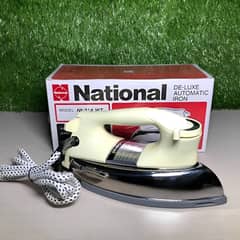 Heavy Duty Deluxe Automatic Iron With Non-Stick Coating Sole Pl