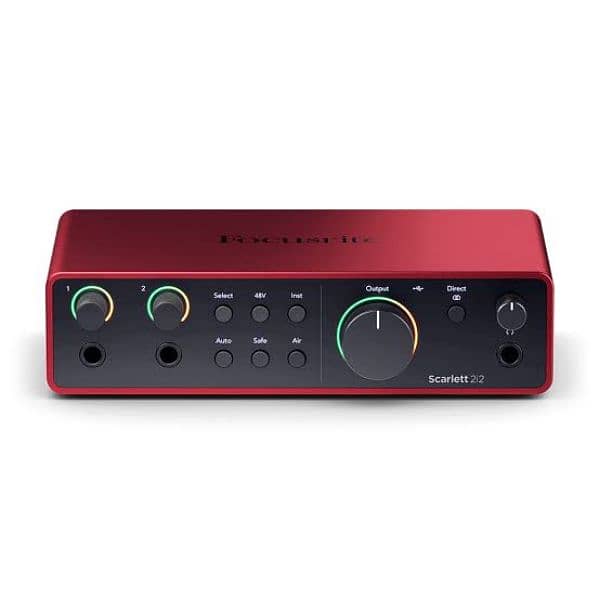 Scarlett Focusrite 2i2 4th Gen Usb Audio Interface 0