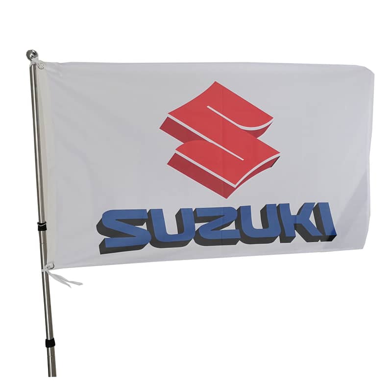 Custom Table Flag , Indoor Flag with golden floor stand , Outdoor Flag 16