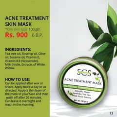 Acne treatment Gel mask