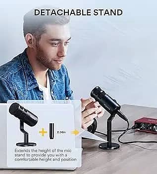 Dynamic Microphone, Podcast Recording Mic,Vocalist YouTuber voiceover 4