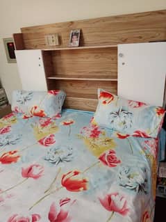 double bed salani wood used 10/10 condition