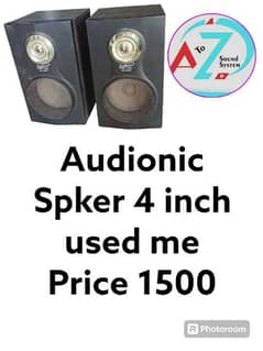 audionic spker 4 inch used me