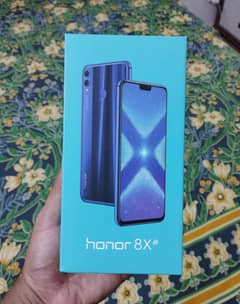 Huawei Honor 8X 4GB 128GB PTA Approved with Box & Charger.