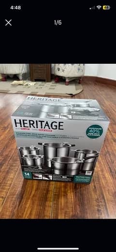 Imported heritage cookware set