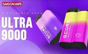 Gcore Ultra disposable puffs pod 9000puffs