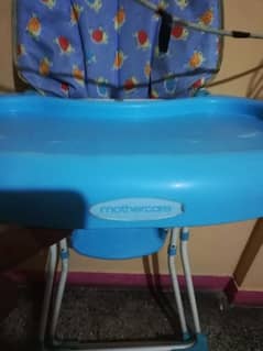 baby high chair and bed