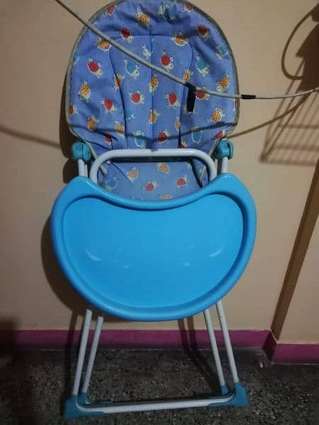 baby high chair and bed 1