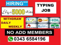 NO TIME LIMIT / TYPING JOB / ONLINE