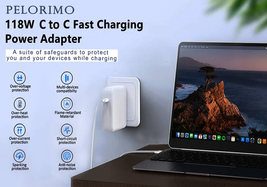 New High Quality 118W fast Macbook charger in Pakistan 5