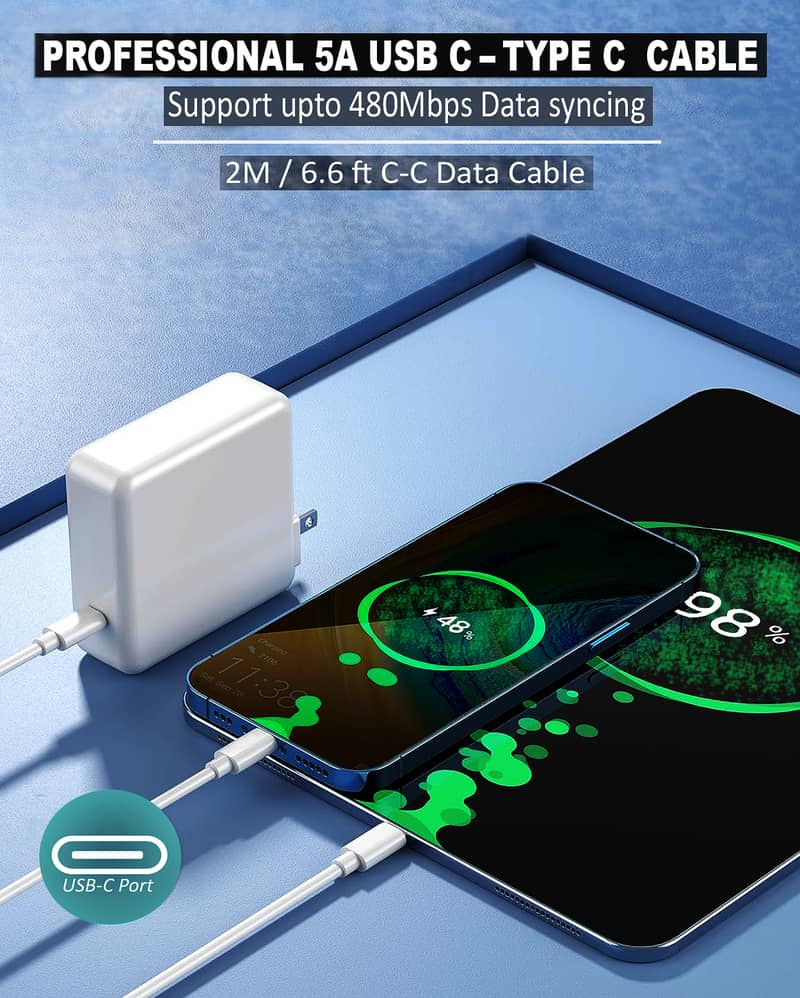 New High Quality 118W fast Macbook charger in Pakistan 6