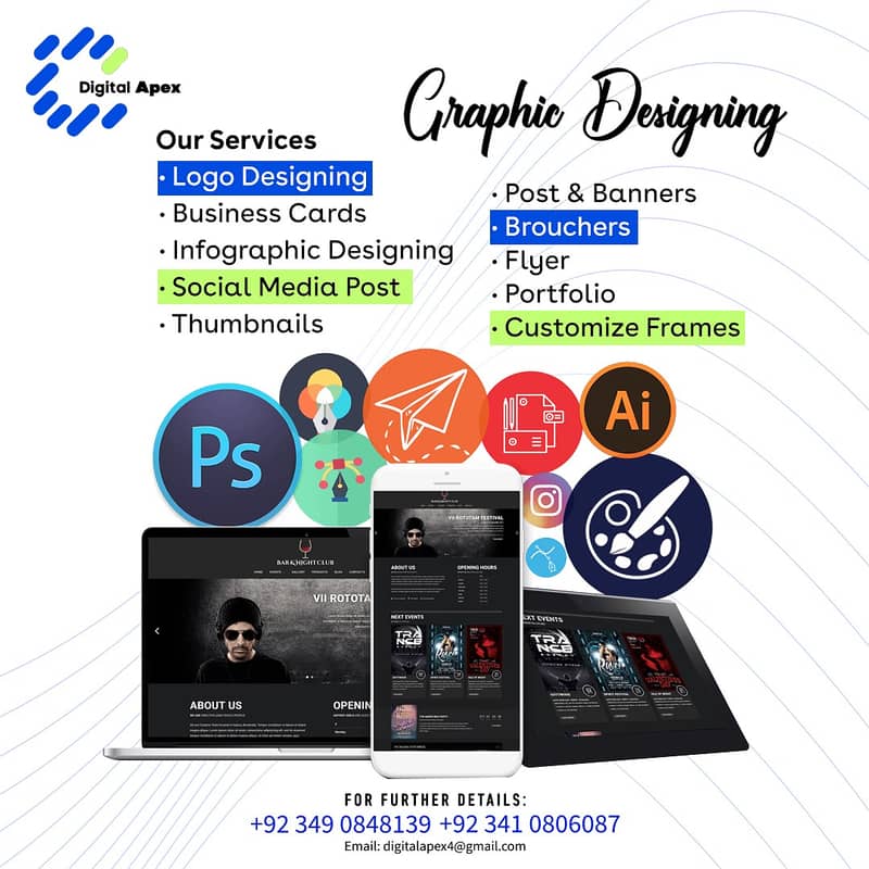 Graphic Design | Web design | Social Media Marketing | Video Editing 1
