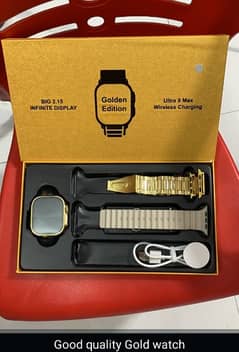 Ultra 9 golden watch