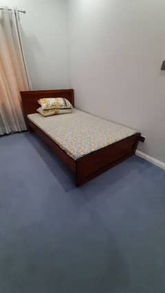 single bed with mattress  for sale