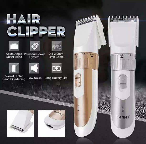 Dingling Kemei Hair dryer straightene iron Beard Trimmer Shaver Machin 0