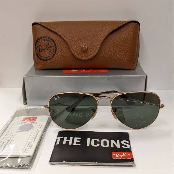 Original Ray-Ban Aviator Sunglasses, Made in Italy 3