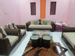 used sofa set with table