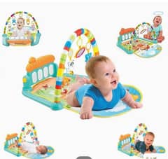 Haunger 3 in 1 Newborn Baby toddler play gym piano fitness rack mat