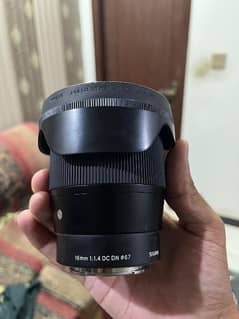 Sigma 16mm 1.4 for sale