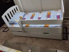 Baby Bed Baby Cot along with mattress & drawers (Storage)