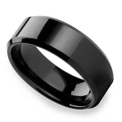 Titanium black ring