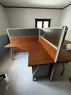 Office cubicle , drawers & shelves