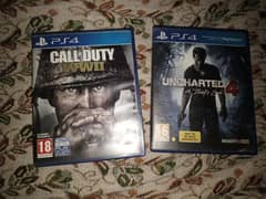WW2 and uncharted 4 ps4