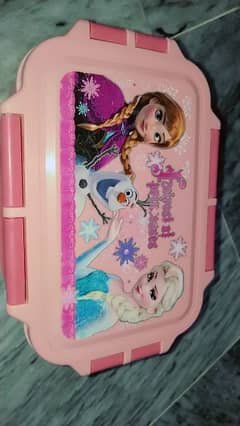 pink girlie lunch box