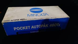 Vintage Minolta Pocket Autopack 460Tx Camera with Box and Manual