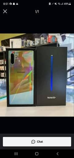 Samsung Galaxy Note 10plus 12/256gb for sale my whatsapp 0326=4108434