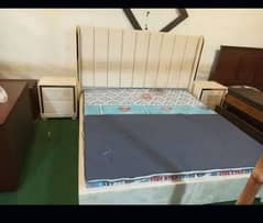 single bed, new poshish bed, double bed side table dressing, bed