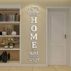 Home. Co- Acrylic wall décor (Welcome To Our Home)