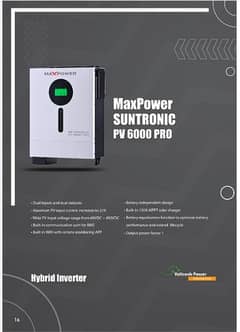 Maxpower Suntronic pv 6000 pro 6kw