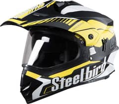 Steelbird Helmet SB-42 Airborne Adventure Motocross Helmet Original