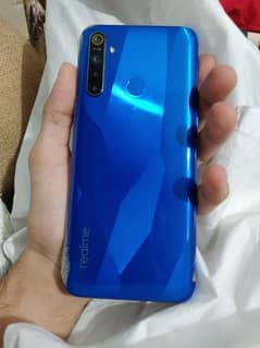 Realme 5 condition 10 by 9.5 offical pta approved 4 64 box +charger