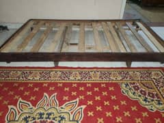 Low height Wooden single bed