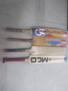 these are 4 bats for 4.5k if anyone wants one bat except the CA one 1k
