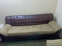 Original wooden molty foam sofa set (3 , 2 , 1 )