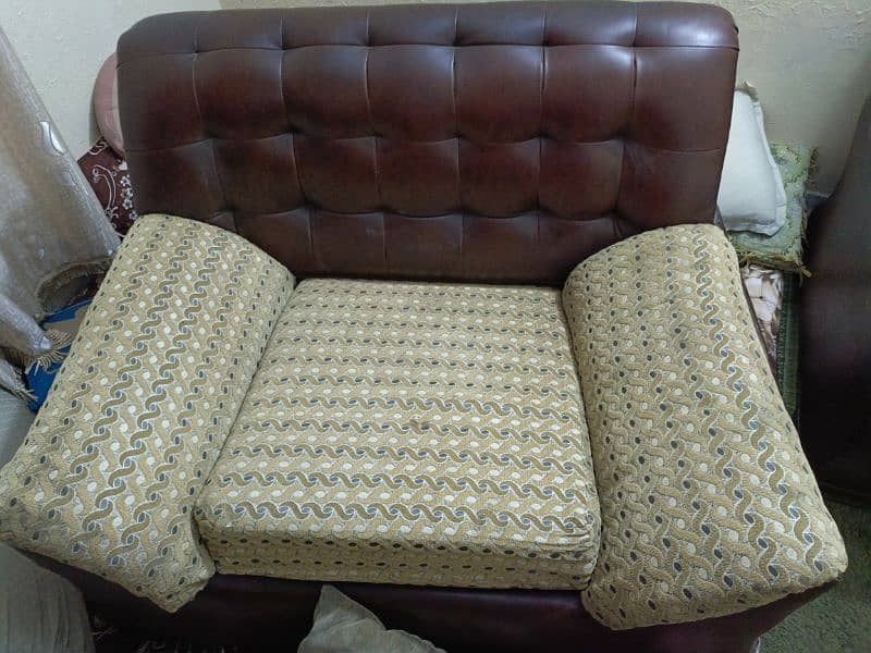 Original wooden molty foam sofa set (3 , 2 , 1 ) 2