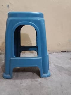 Plastic sitting stool