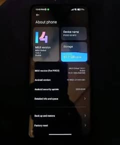 Xiaomi Poco x3 NFC 6gb 128memory h 10by10 condition