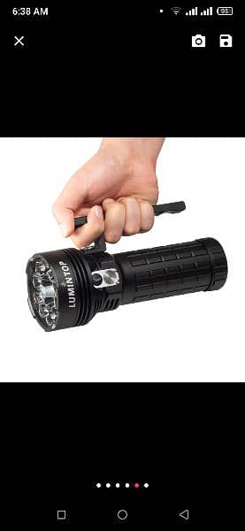 flashlight flash light torch led powerful high lumintop rechargeable 1