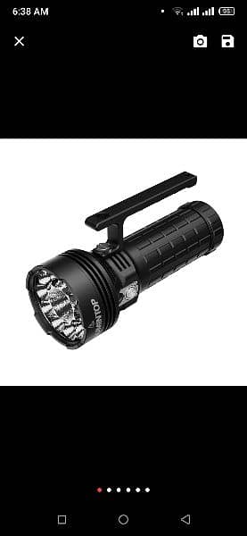 flashlight flash light torch led powerful high lumintop rechargeable 4