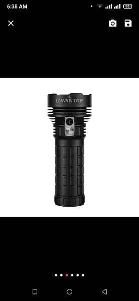 flashlight flash light torch led powerful high lumintop rechargeable 5