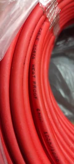 6mm Dc cable fire proof, heat proof,
