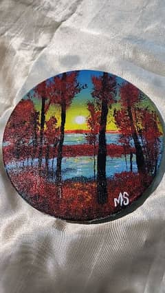 hand made scenery painting