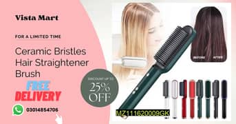 Hair Straightener  Electric Heated Hair Comb/Hair Styler in Pakistan