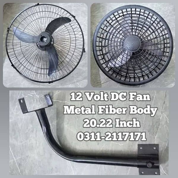 Charging Fan 12 Volt DC Fan Wall Bracket Fan AC DC Solar Fan 1